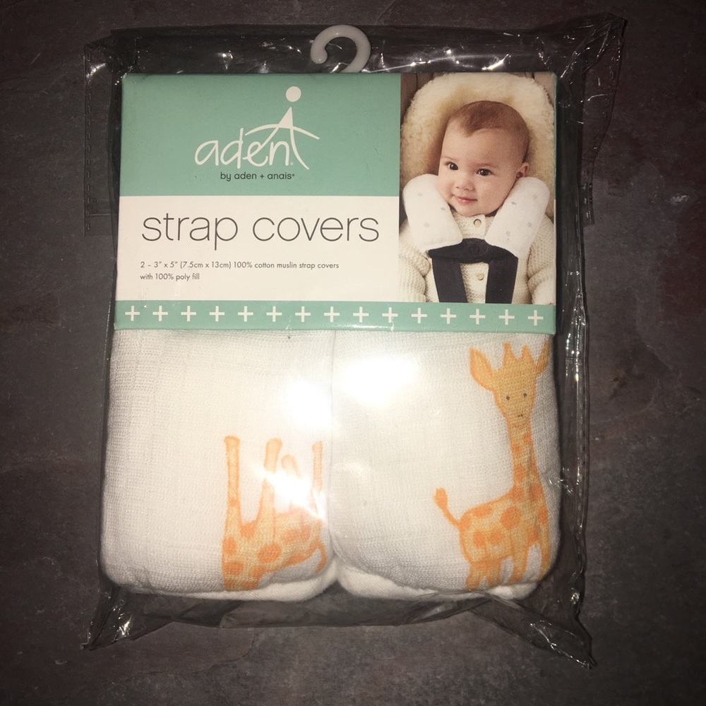 NWT Aden + Anais car seat strap covers.
